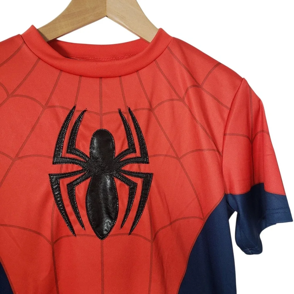 Marvel Comics Spider-Man Child L/XL T Shirt SPIDERMAN Costume - Picture 2 of 7